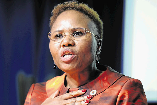 Social development minister Lindiwe Zulu. Picture: LINDA MTHOMBENI