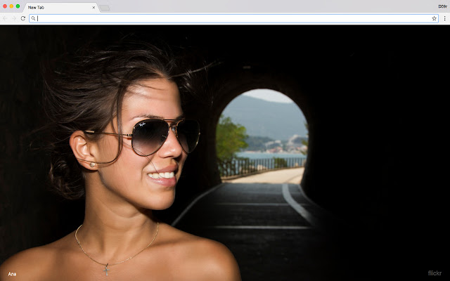 NewTab with Flickr photos chrome extension