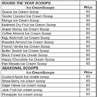 Old Mumbai Ice Cream menu 1