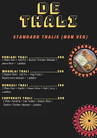 De Thali menu 4