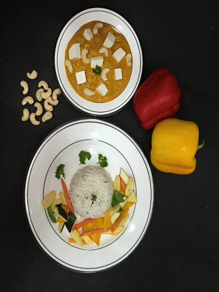 Cashew Tomato Paneer Meal