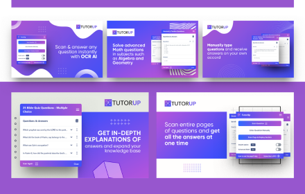 TutorUp - AI Homework & Exam Helper small promo image
