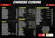 Chinese Cuisine menu 1