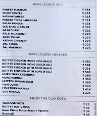 Ranjit's Lakeview menu 3