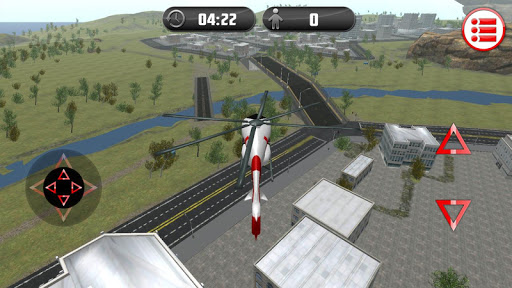 Helicopter Ambulance 3D City Simulator