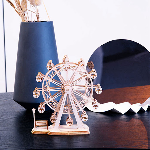 Title 2, 3D Childrens Ferris Wheel Wooden Assembly Toy ...