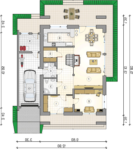 Ramabox III NF40 - Rzut parteru