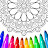 Mandala Coloring Pages Icon