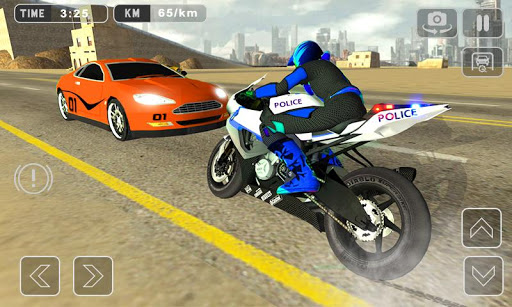 amazing police Spider -rundown city bike chase captures d'écran apk mod pirater preuve 2