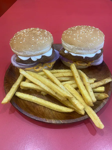 2 Paneer Burger & Add 1 Sure Crisp Fries