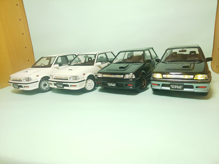 スターレットのEP71・スターレット・ハセガワ・プラモデルに関するカスタム事例の投稿画像1枚目
