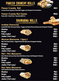 Absolute Shawarma menu 2