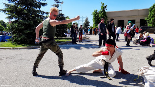 street fighter guile vs ryu - both missed in Toronto, Canada 