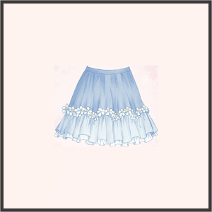 敬虔なる花-スカート