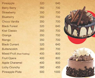 Cake 'O' Bake menu 2