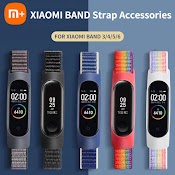 Dây Đeo Tay Thay Thế Bằng Nylon Cho Đồng Hồ Xiaomi Mi Band 4 Miband 3 4 5 6 Mi Band 3