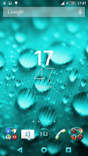 Theme Xperien Dew Drops Teal