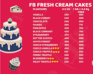 FB Cakes menu 1