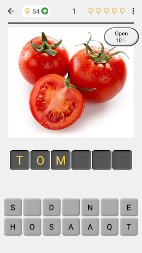 Screenshot Fruit and Vegetables - Quiz