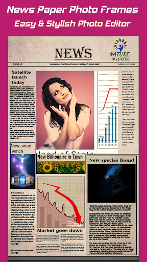 News Paper Photo Frame