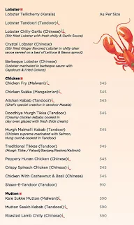 Tunga Bar Restaurant menu 3