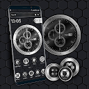 Téléchargement d'appli Black Analog Clock Launcher Theme 2019 Installaller Dernier APK téléchargeur