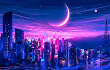 Night Moon Scenery Wallpapers New Tab small promo image