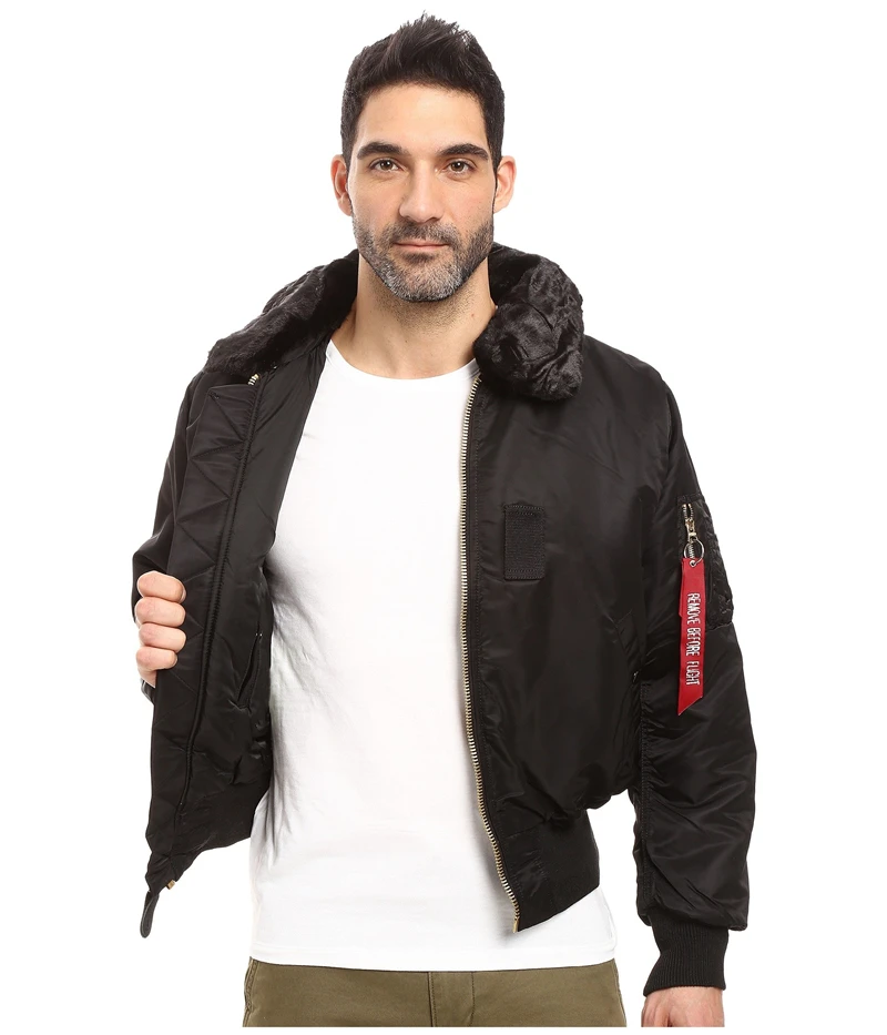 Title 2, Mens Vintage Pilot Jacket Cotton Tactical Mili...