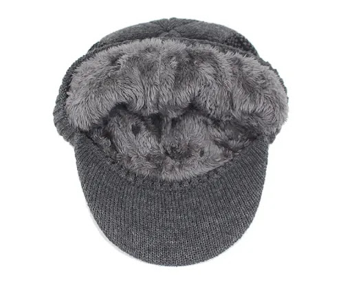 Title 20, Knitted pleated hat designed to keep you warm a...