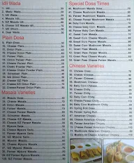 Shree Balaji 99-Variety Dosa Center menu 4