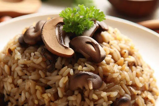 Mushroom Brown Fried Rice