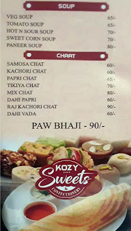 Dadeejee Sweets menu 1