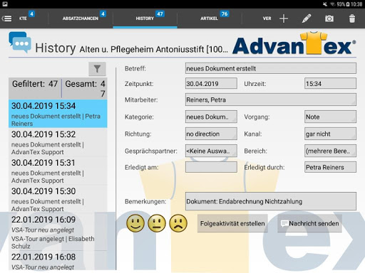 AdvanTex Mobile Sales 8.70