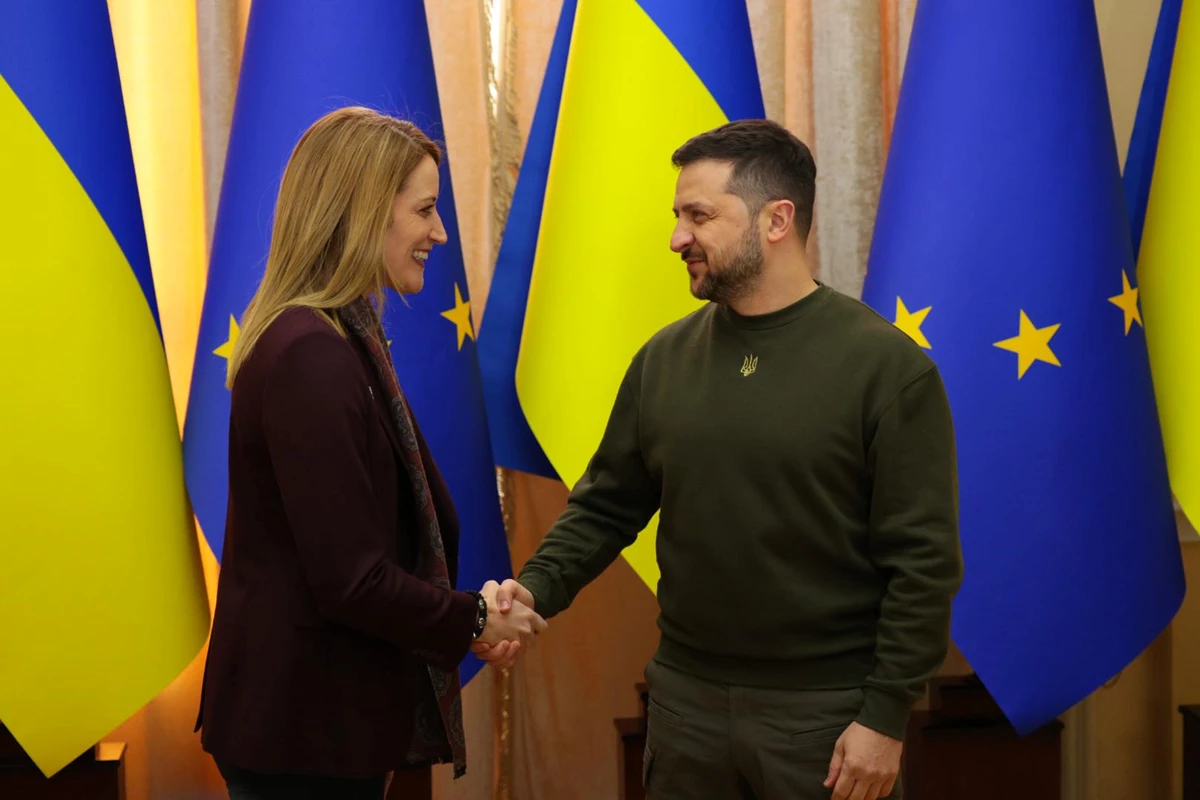 ЛЬВІВ ВІДВІДАЛА ПРЕЗИДЕНТ ЄВРОПЕЙСЬКОГО ПАРЛАМЕНТУ РОБЕРТА МЕЦОЛА