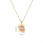 Purple Diamond Square A1755