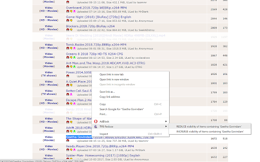 ThePirateBay Results Reducer 4.3