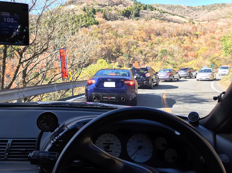 スカイライン GT-RのBRZ・九酔渓・紅葉ツーリング🍁・やまなみハイウェイ・カレーの店　路に関するカスタム事例の投稿画像21枚目