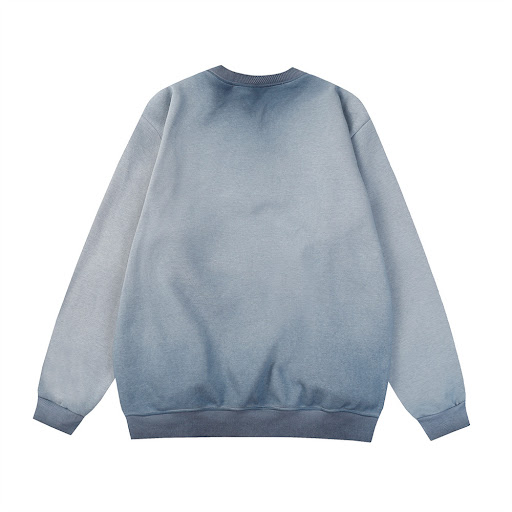 Title 7, Mens Gradient Tie-dye Round Neck Fleece-lined ...