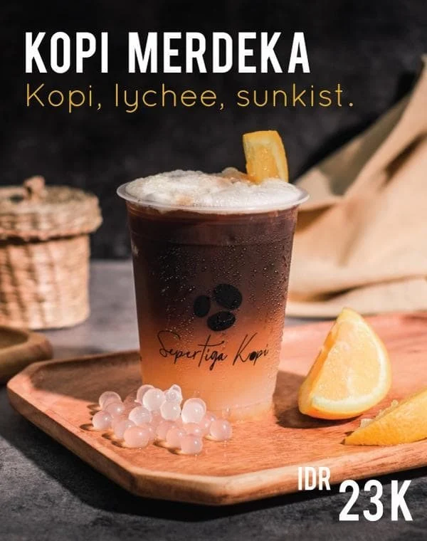 Sepertiga Kopi menu 