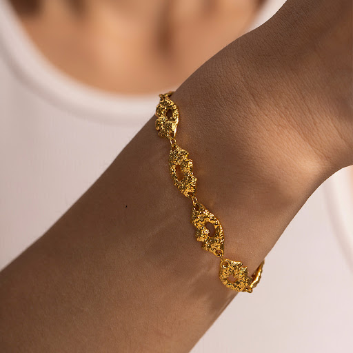Title 5, Stainless Steel Vintage Texture Bracelet – a st...