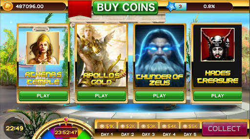 Slots - Mount of Olympus Greek God's Casino