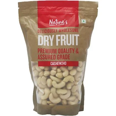 Nature's Natures Cashew W240 - 500 gm