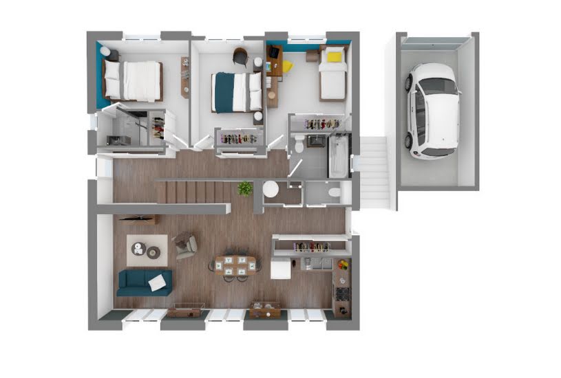  Vente Terrain + Maison - Terrain : 111 000m² - Maison : 100m² à Limoux (11300) 