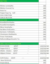 Kerala Kitchen menu 2