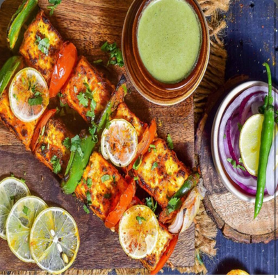 Paneer Tikka Shashilk ( 12pcs)