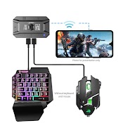 Bàn Phím Chơi Game 1 Tay 39 Phím Mini Đèn Rgb Cho Pc/ Laptop/ Điện Thoại (Có Bán Lẻ)