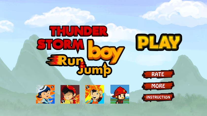Thunderstorm Boy Run Jump Screen 2