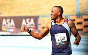 Akani Simbine retained his 100m title at the SA championships in Potchefstroom. File photo