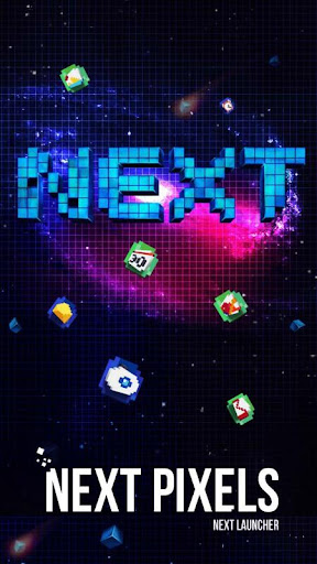 Next Pixels 3D Theme