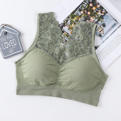 Title 8, Lace Underwear with Wide Shoulder Straps, Anti-...